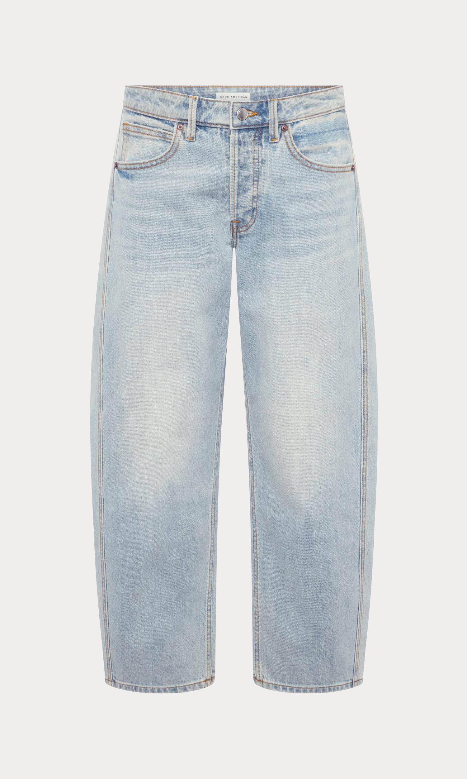 VINTAGE BARREL ANKLE JEANS | INDIGO1351 Product Image