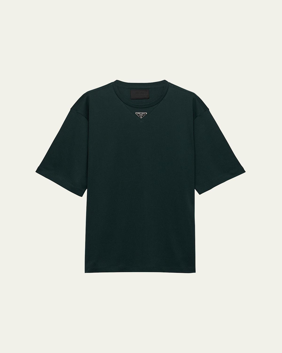 Mens Jersey Triangle Logo T-Shirt Product Image