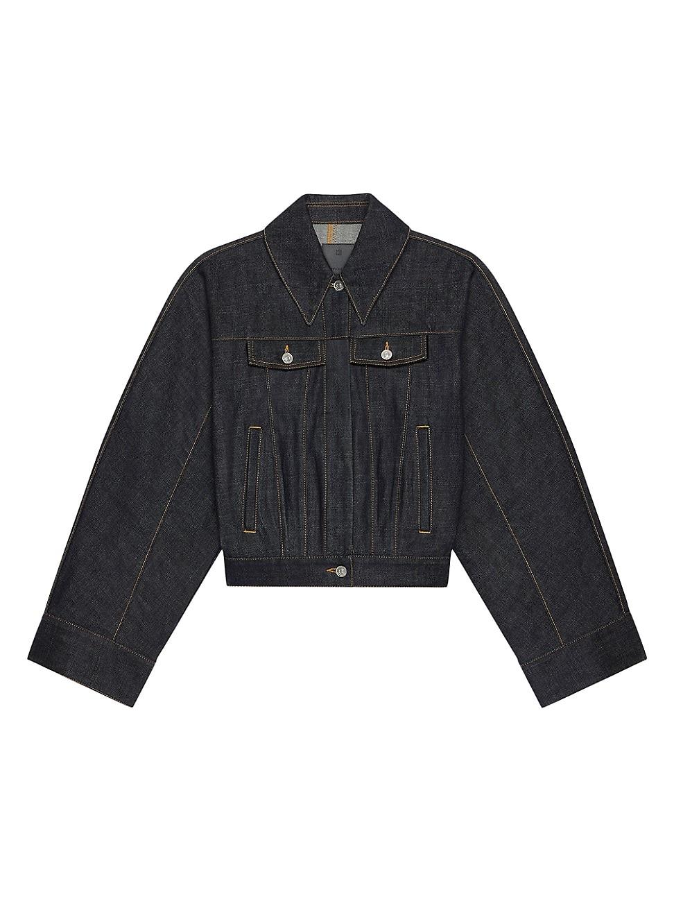 Womens Jacket in Denim Product Image