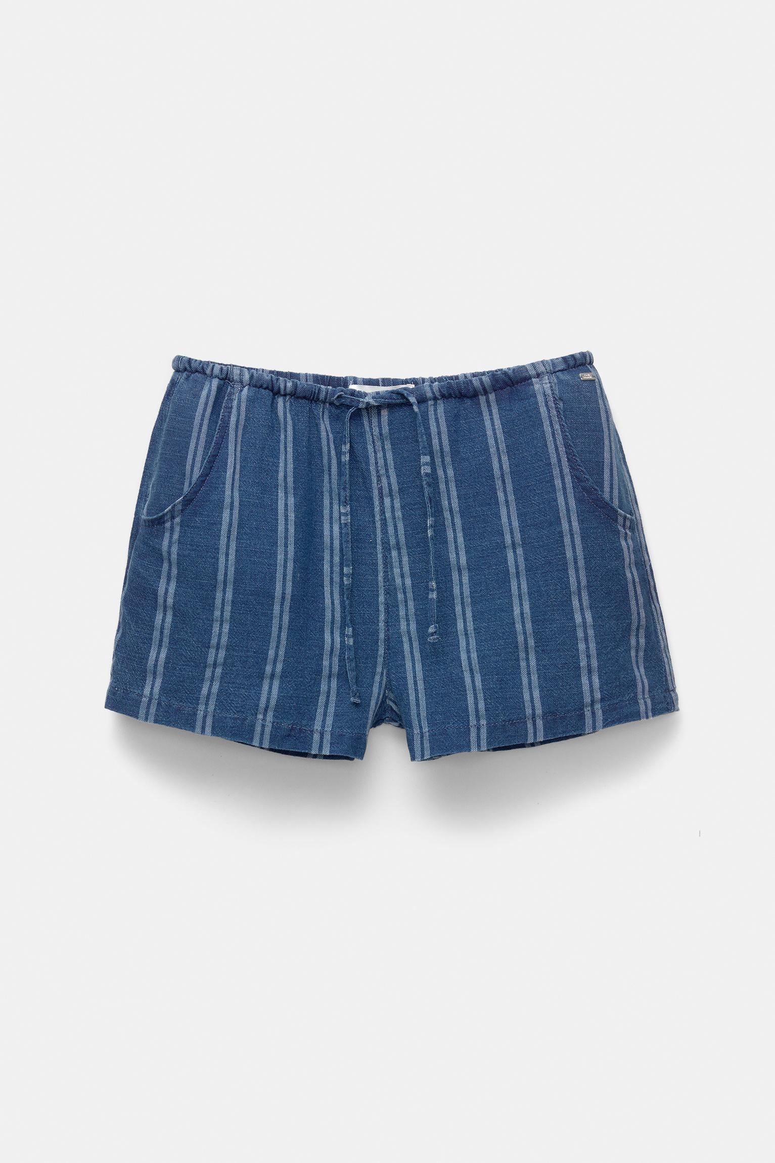 Striped rustic shorts Product Image