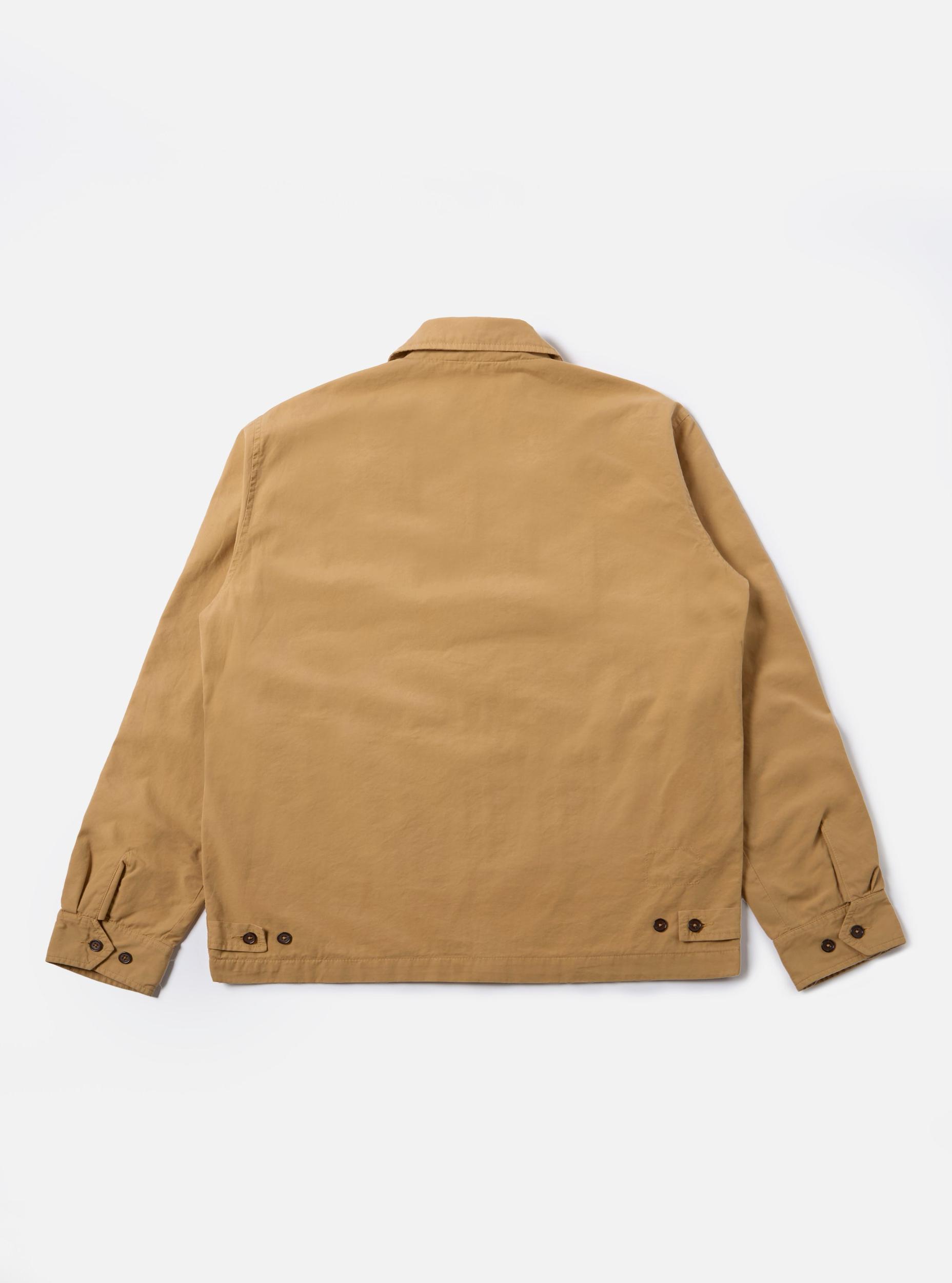 Dark Sand Summer Canvas Windcheater Jacket Product Image
