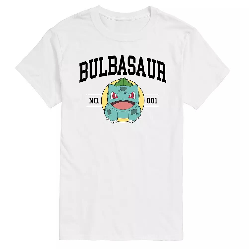 Big & Tall Pokemon Bulbasaur Collegiate Graphic Tee, Men's,  Product Image