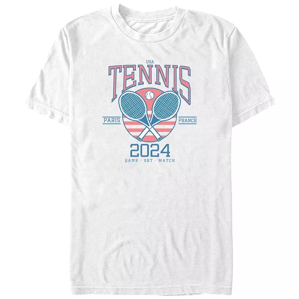 Big & Tall Tennis USA Paris 2024 Graphic Tee, Men's,  Product Image