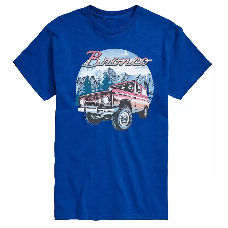 Big & Tall Ford Bronco Snowy Mountains Graphic Tee, Men's,  Product Image