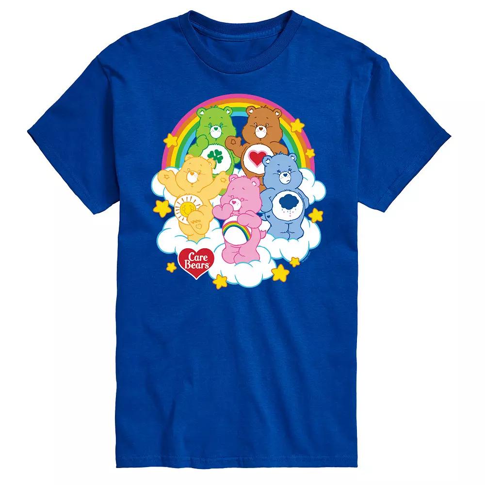Big & Tall Care Bears Group On Clouds Graphic Tee, Men's,  Product Image