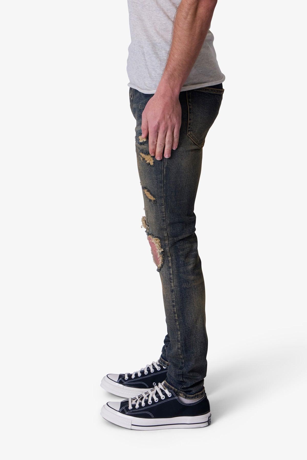 X738 Chewed Up Denim - Stone Washed Shadow Product Image