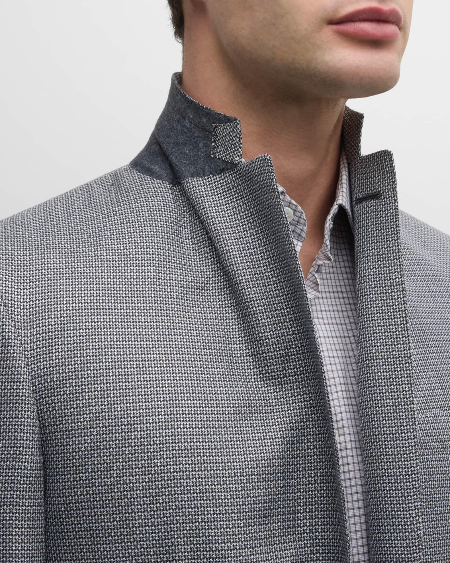 Men's Micro-Check Wool Sport Coat Product Image