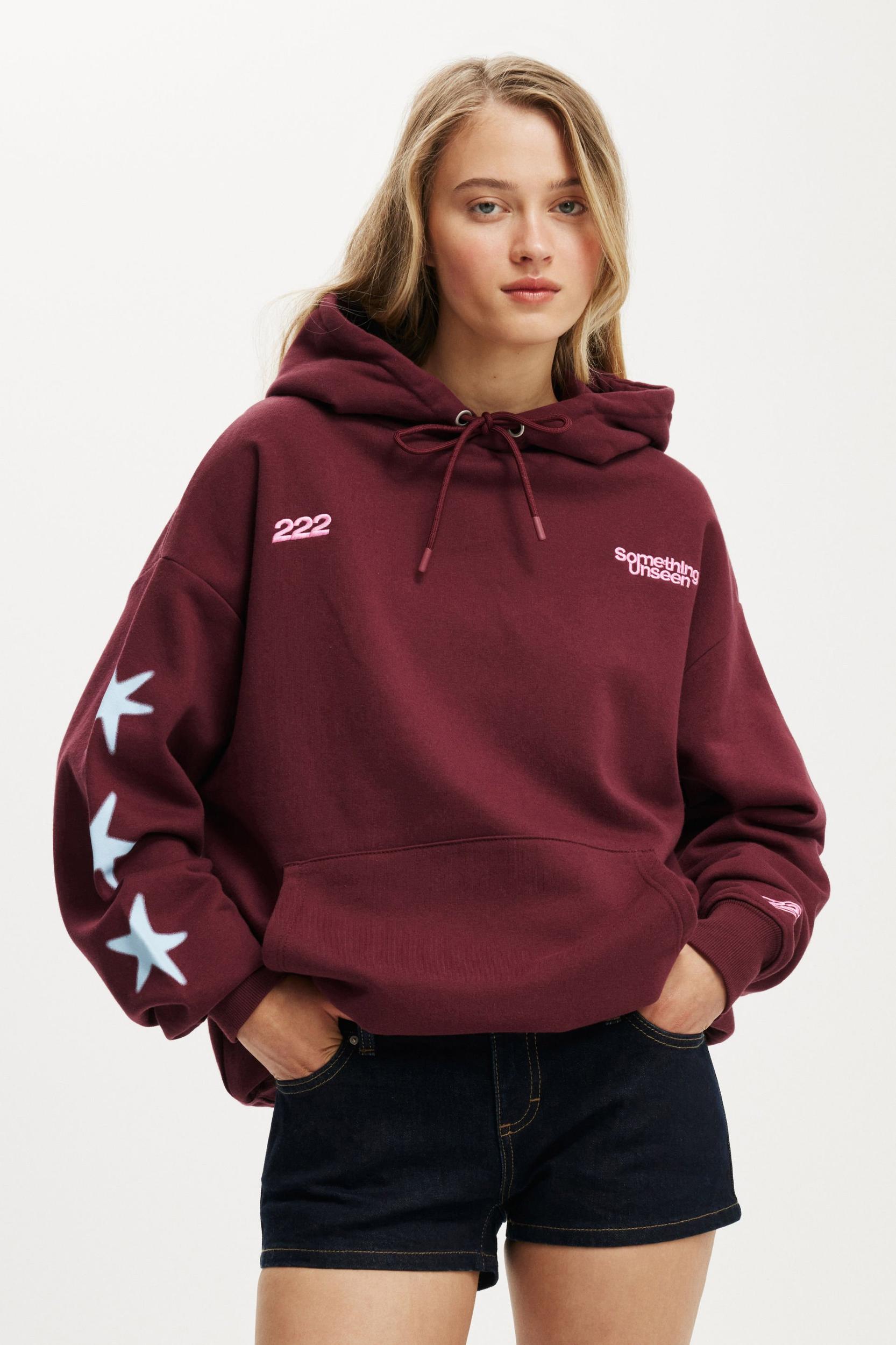 Graphic Fleece Hoodie Product Image