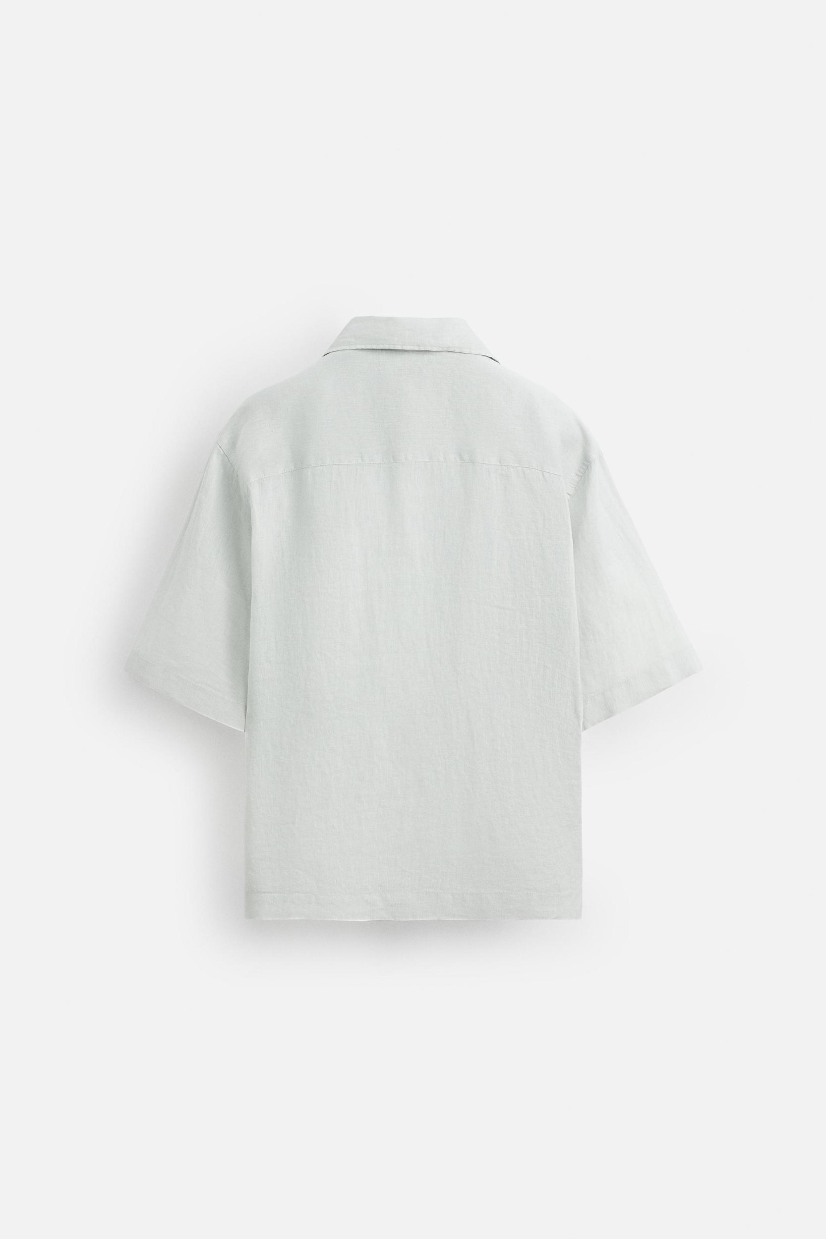 100% LINEN POLO SHIRT Product Image