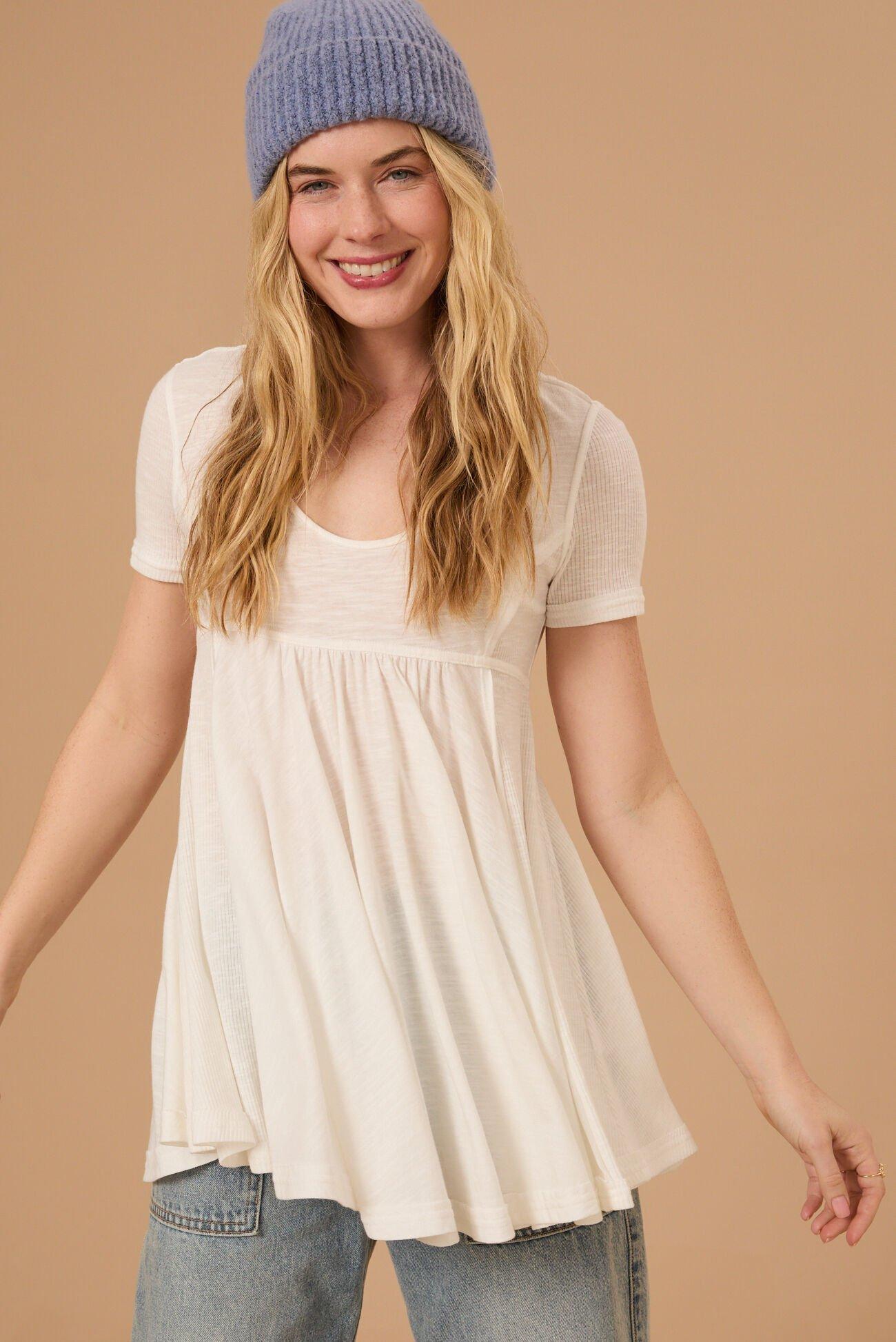 Andi Babydoll Tunic Top Product Image