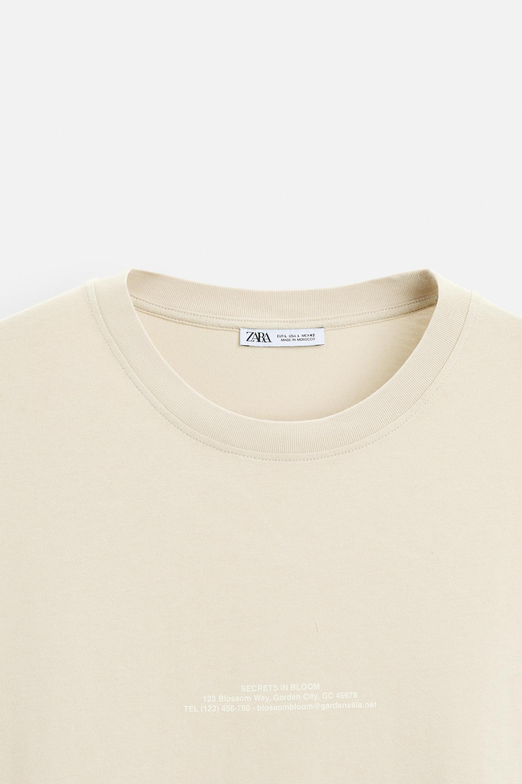 EMBROIDERED TEXT T-SHIRT Product Image