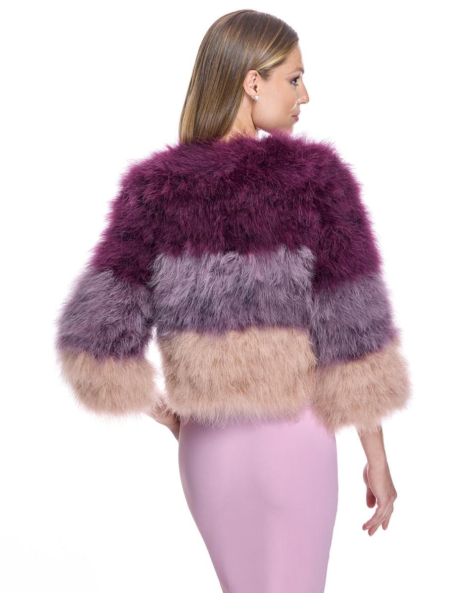 Collarless Feather Bolero Product Image