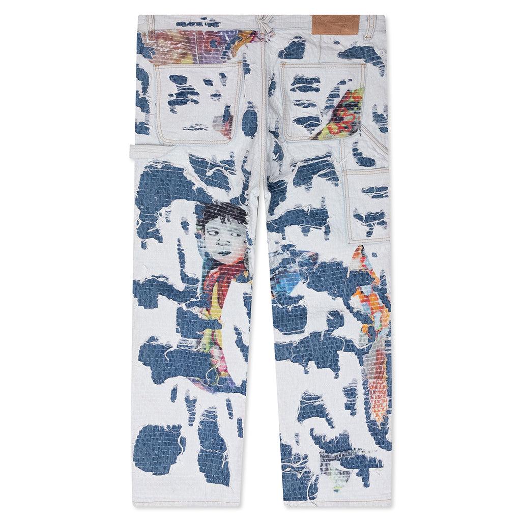 Boro Stitched Double Knee Pant - Multi Male Product Image