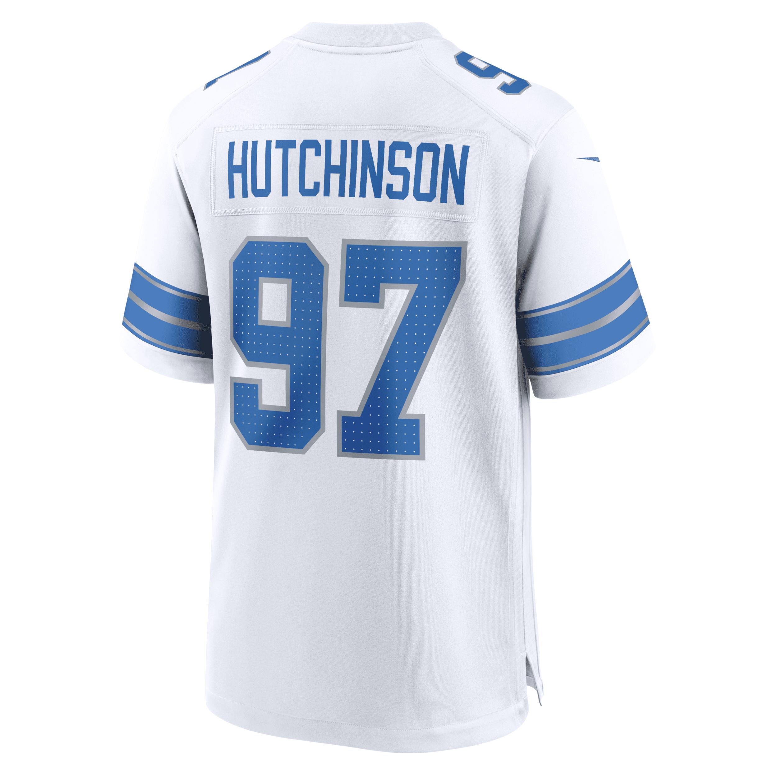 Aidan Hutchinson Detroit Lions Nike Mens NFL Game Football Jersey | 67NM0B9P9JF-DE0 Product Image