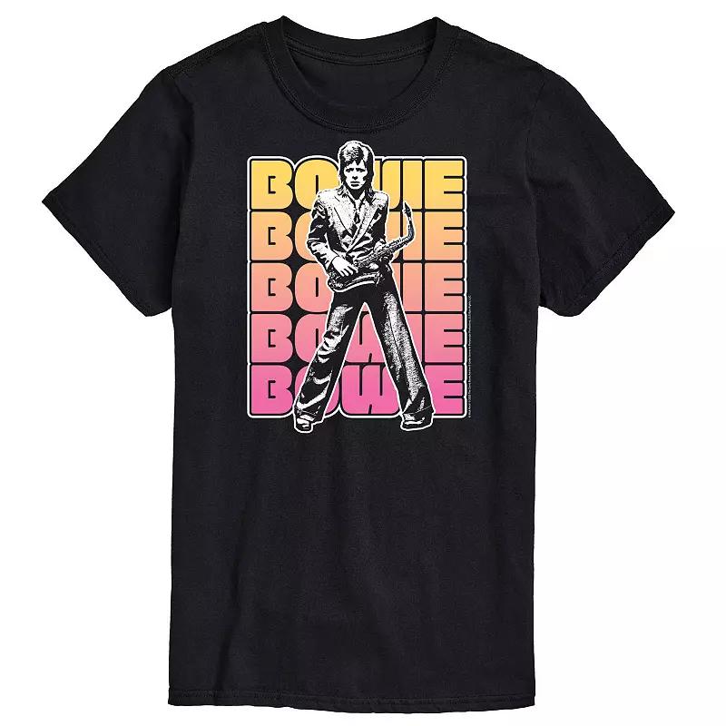 Big & Tall David Bowie Stacked Graphic Tee, Men's,  Product Image