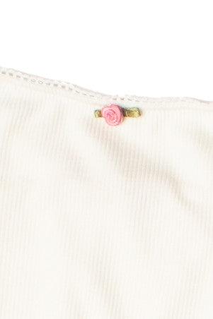 Ribbed Rose Bud Skater Dress Product Image