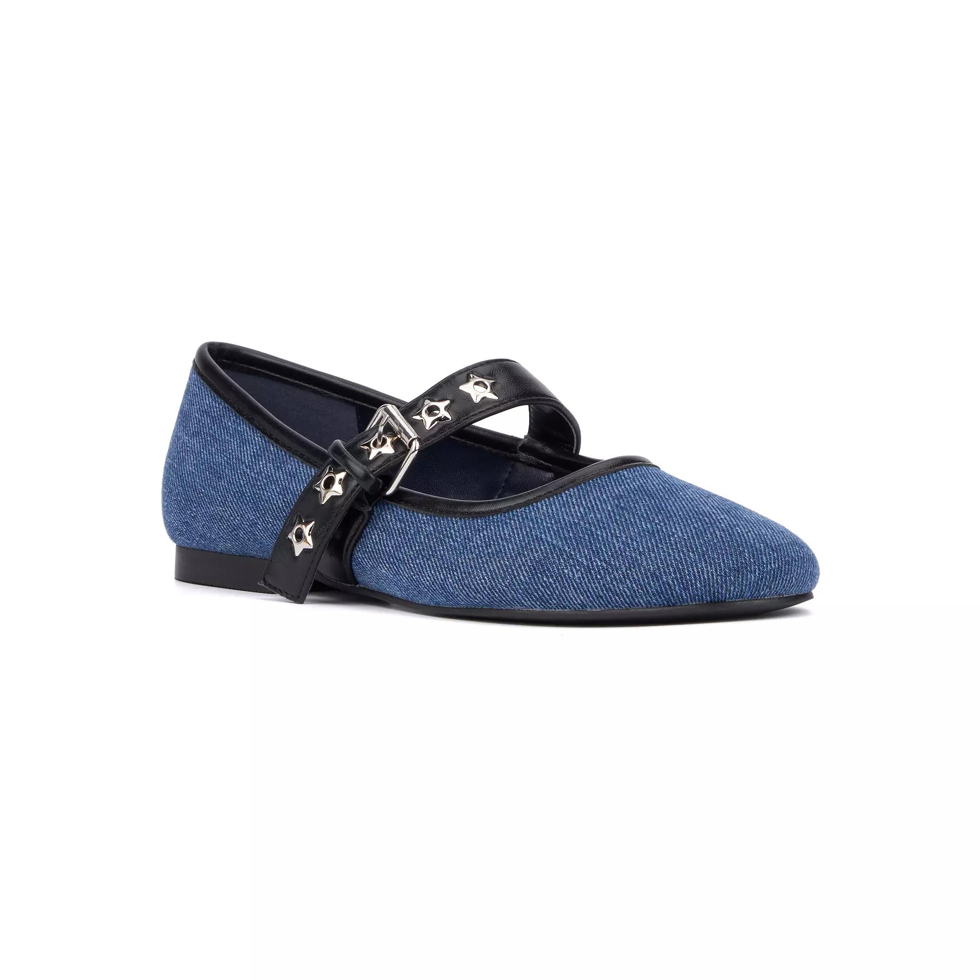 Olivia Miller Element Womens Maryjane Flats Blue Product Image