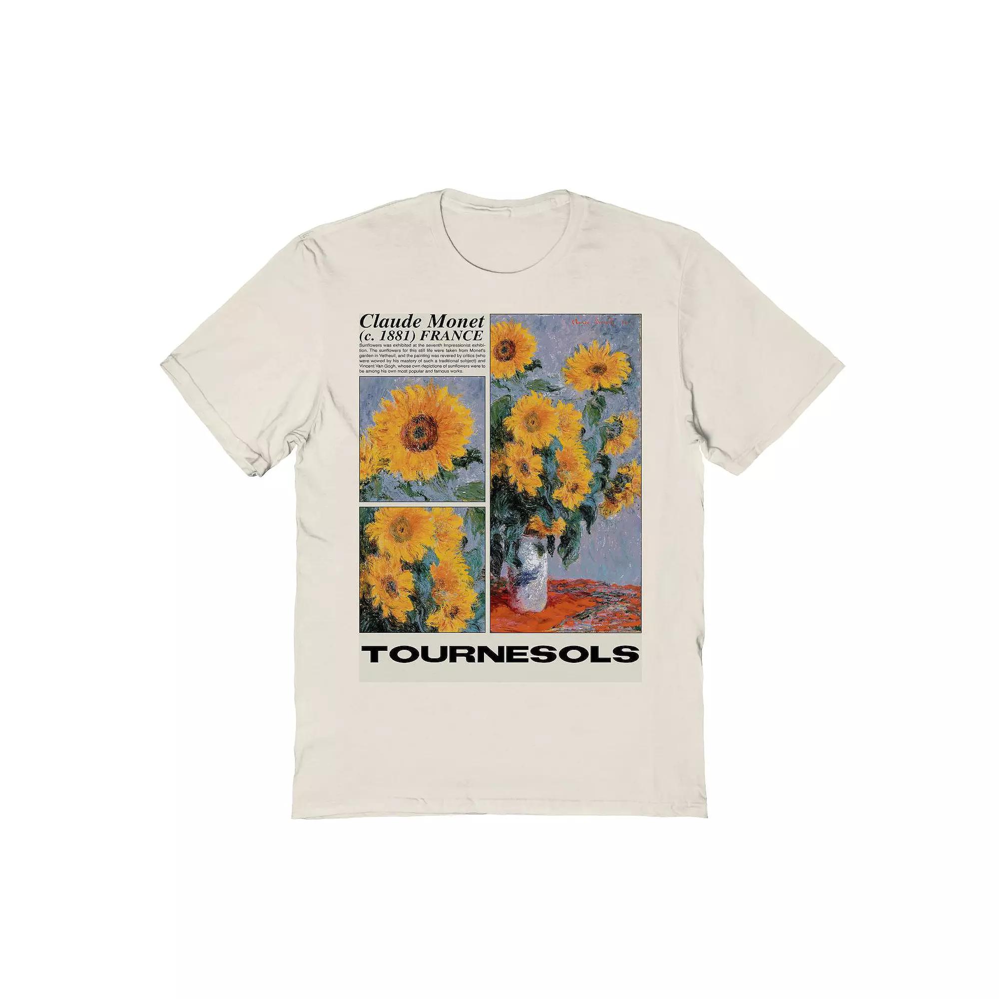 Men's Fine Art - Tournesols Graphic Tee, Size: Medium, White Product Image