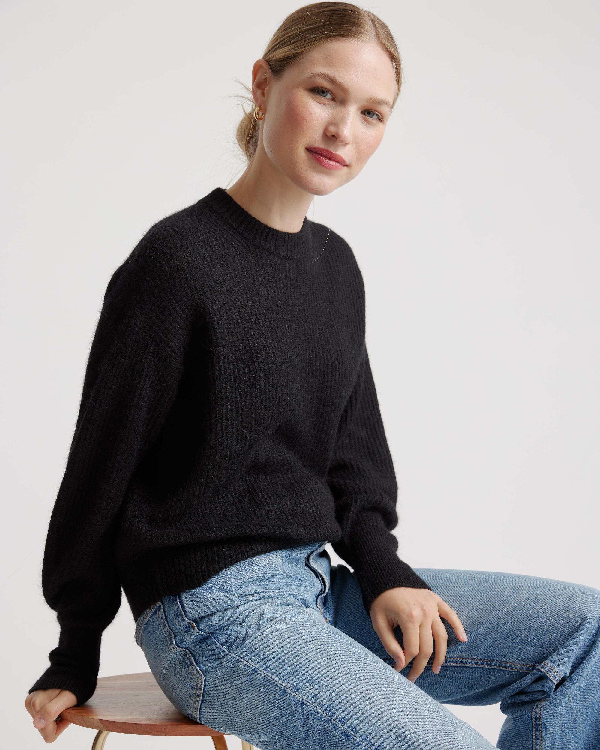 Quince | Women's Alpaca Crewneck Sweater Size XL Product Image