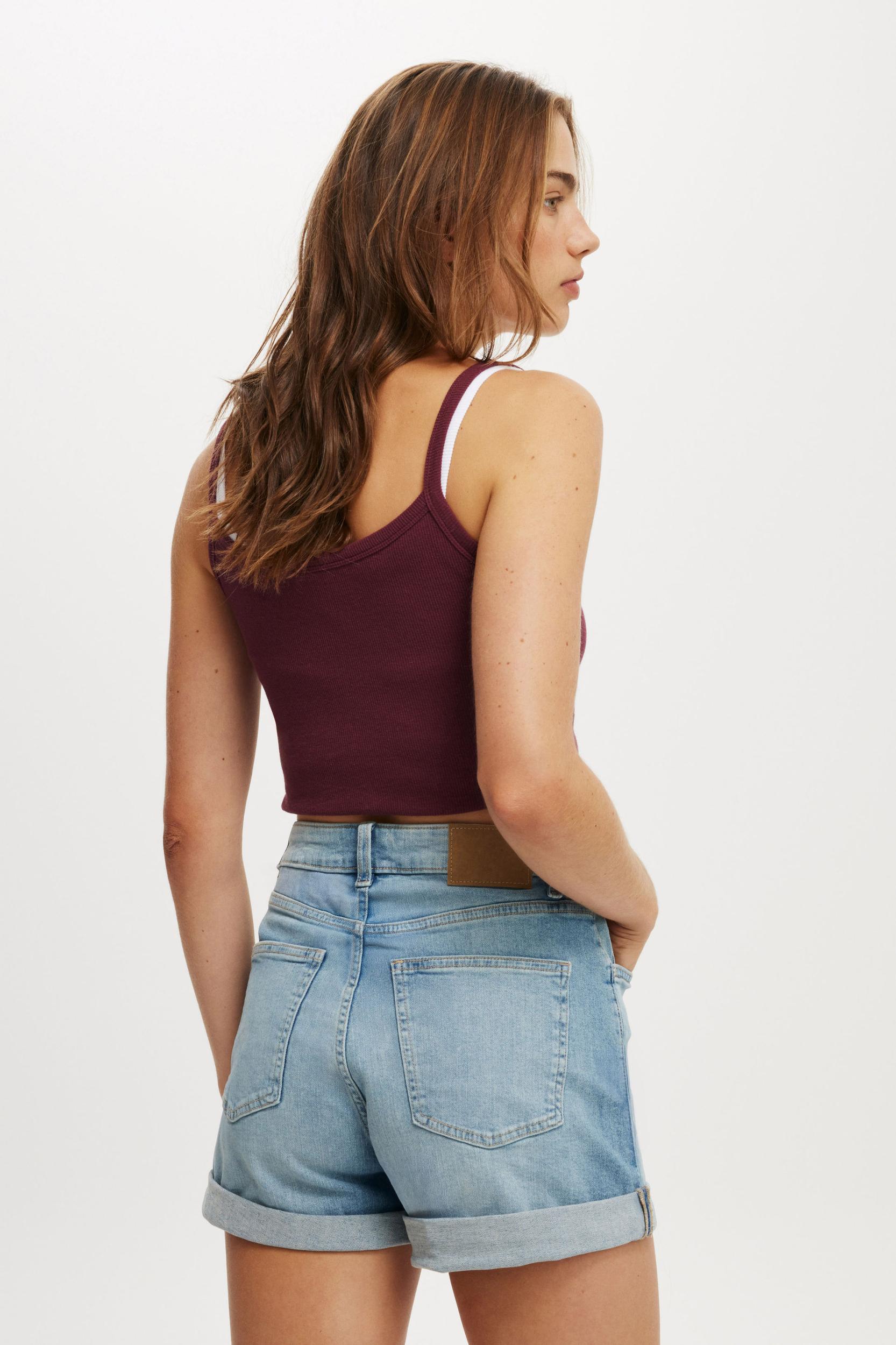 High Rise Micro Denim Short Product Image