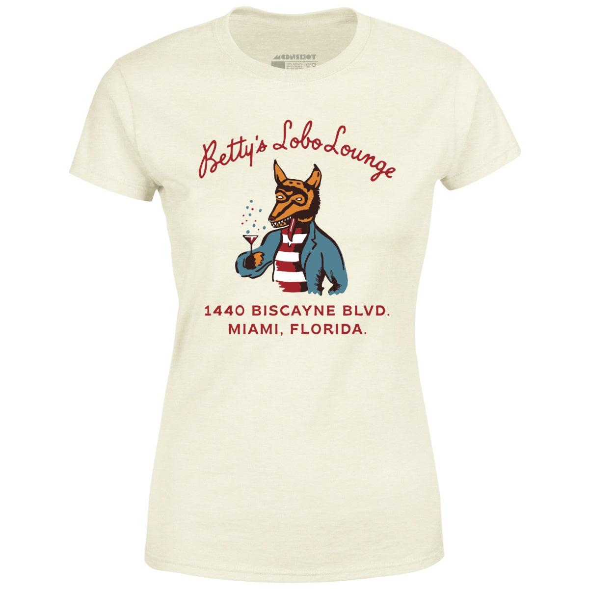 Betty's Lobo Lounge - Miami, FL - Vintage Restaurant - Women's T-Shirt Female Product Image