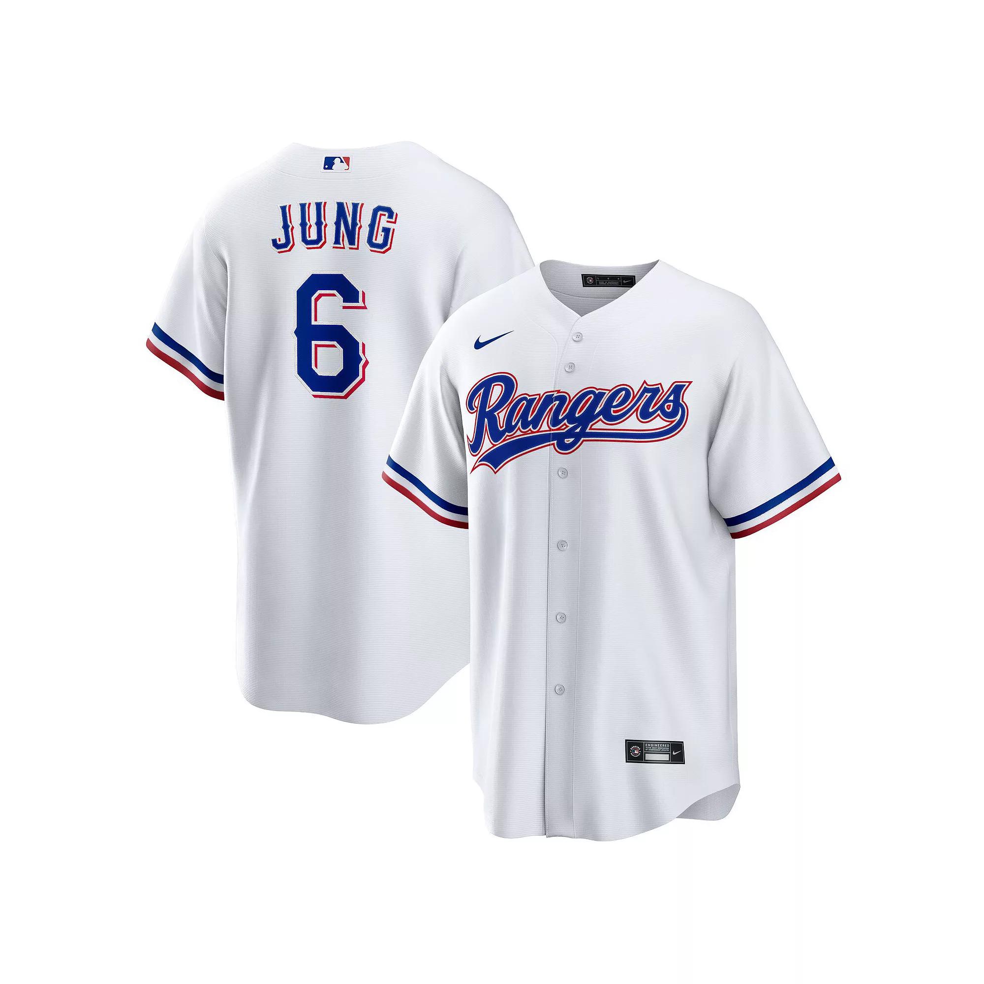 Men's Nike Josh Jung White Texas Rangers Replica Player Jersey,  Product Image