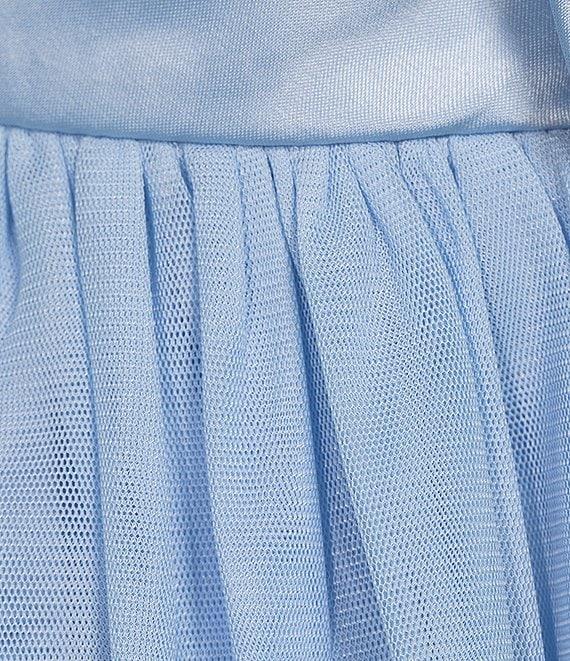 Dear Moon Spaghetti Strap Cutout Bows Tiered Tulle Skirt Dress Product Image