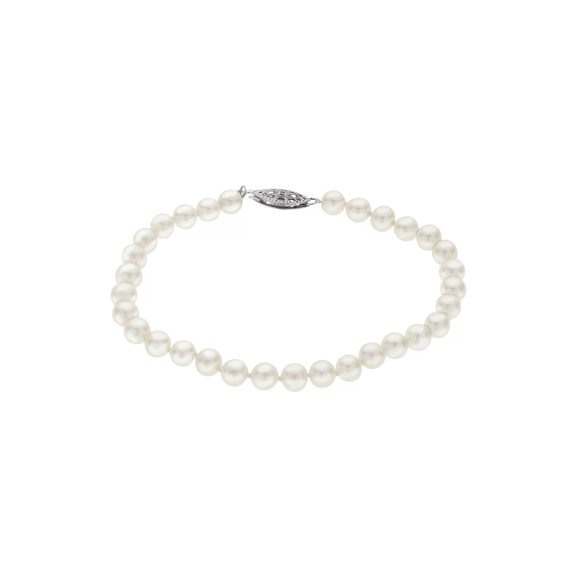 PearLustre by Imperial 6-6.5 mm Freshwater Cultured Pearl Bracelet - 7.5 in., Women's,  Product Image