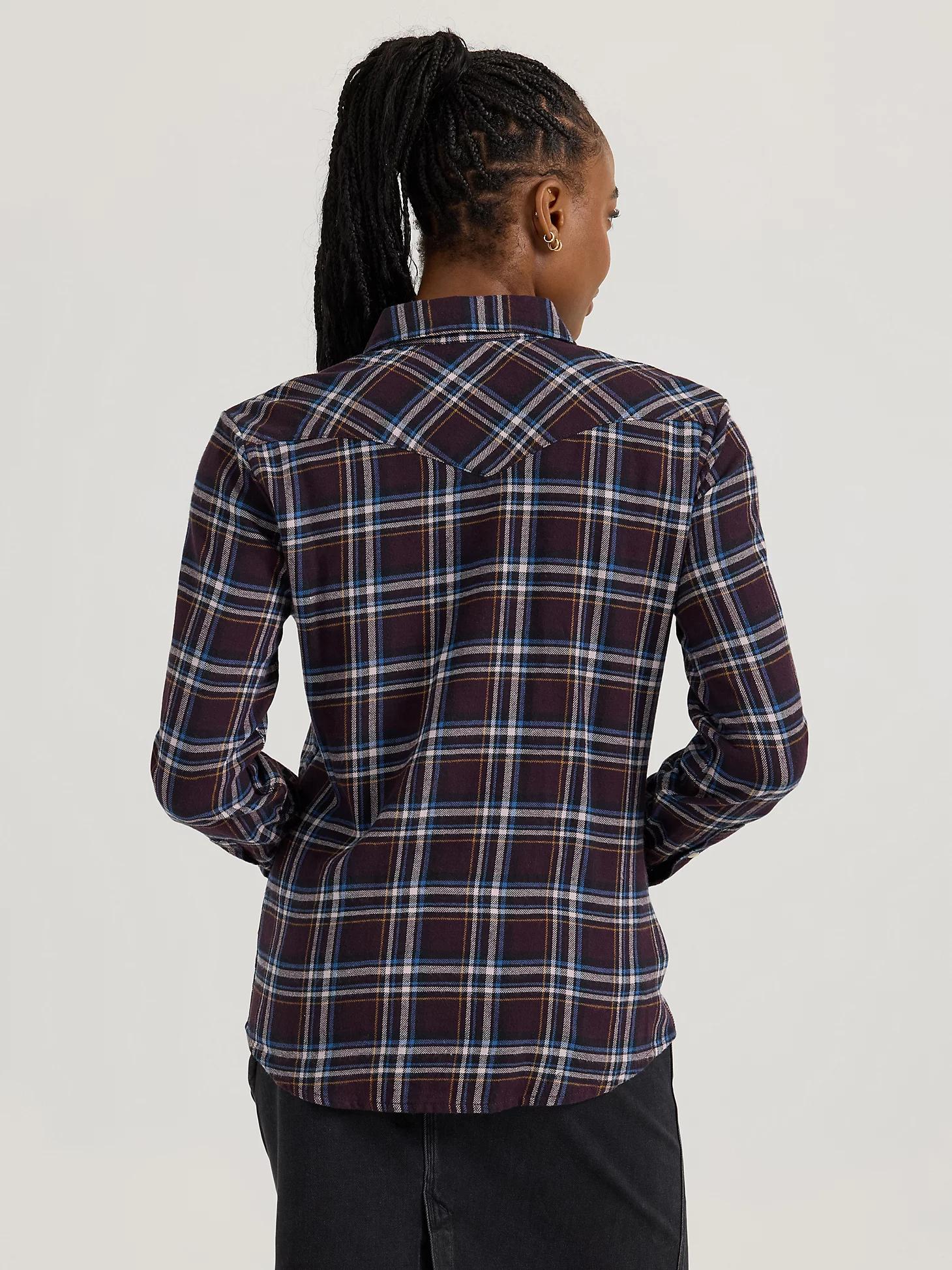 Women's Western Plaid Snap Shirt | Women's Tops & Tees | Lee® Product Image