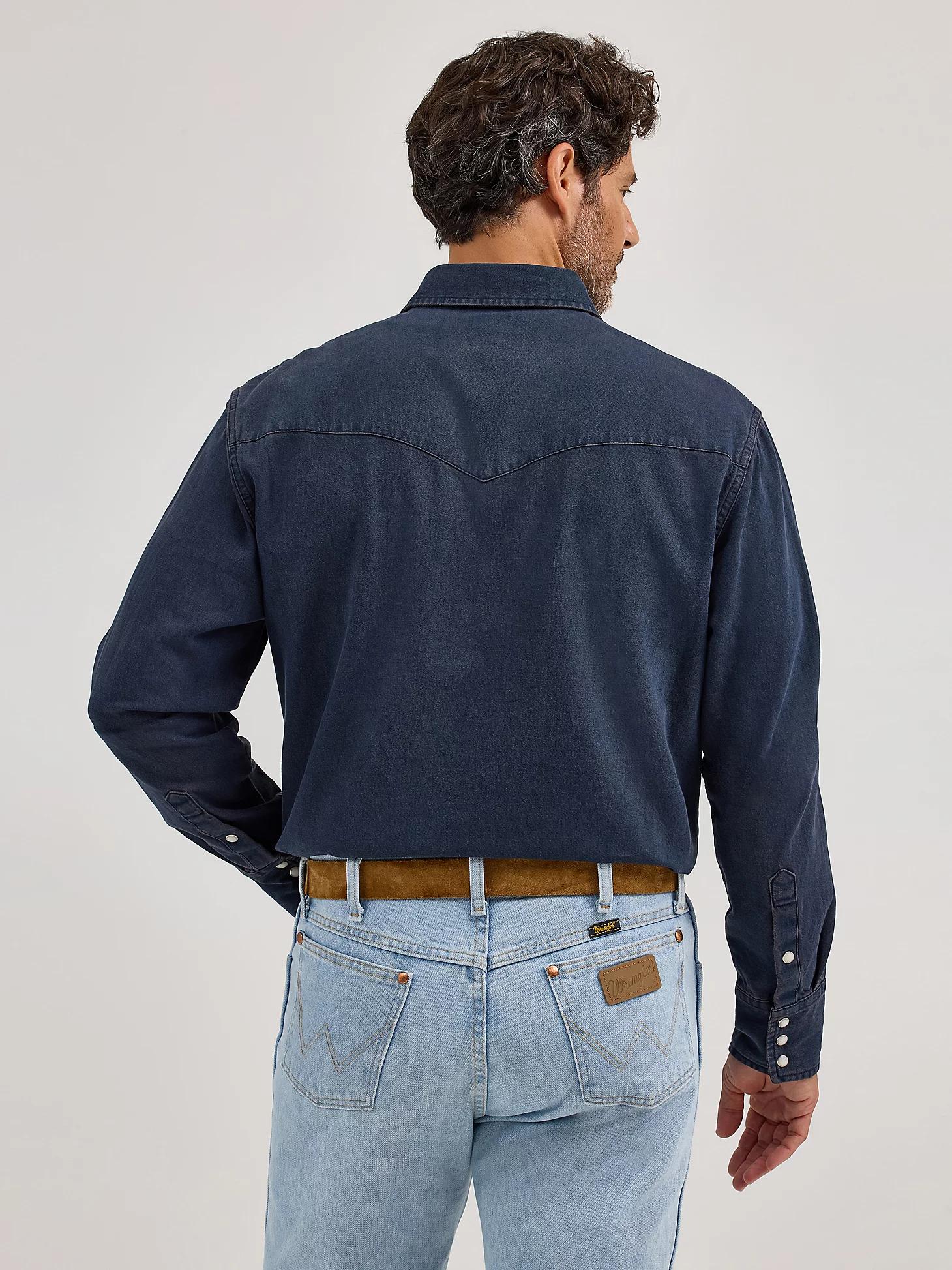 Vintage-Inspired Western Snap Workshirt | Men's SHIRTS | Wrangler® Product Image