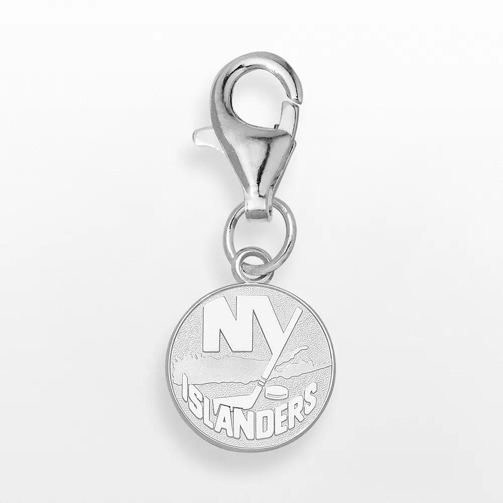 LogoArt New York Islanders Sterling Silver Logo Charm, Womens Product Image