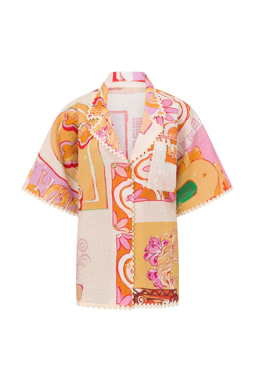 Kelia Shirt - Theotokos Peach Product Image