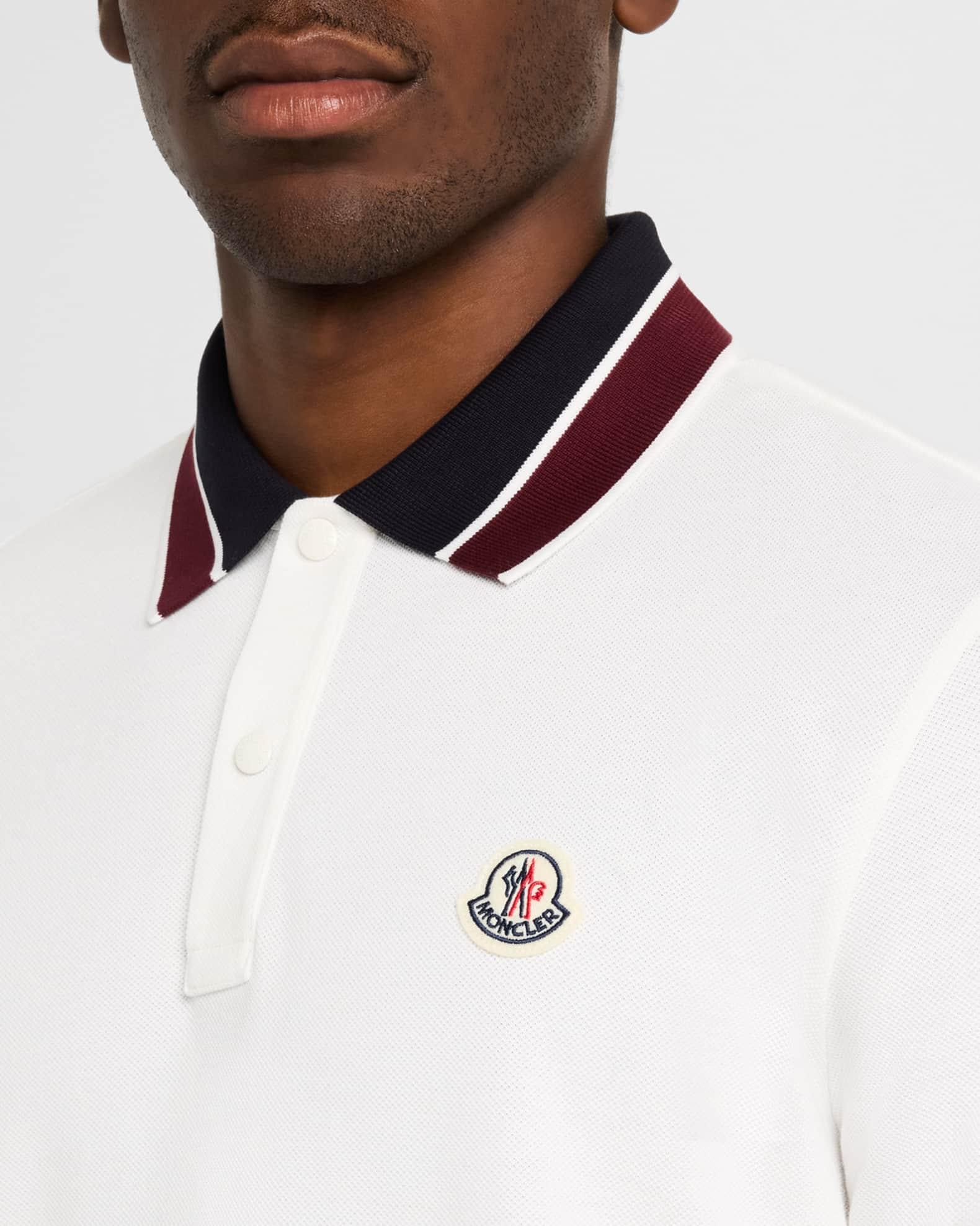 Men's Pique Stripe Polo Shirt Product Image