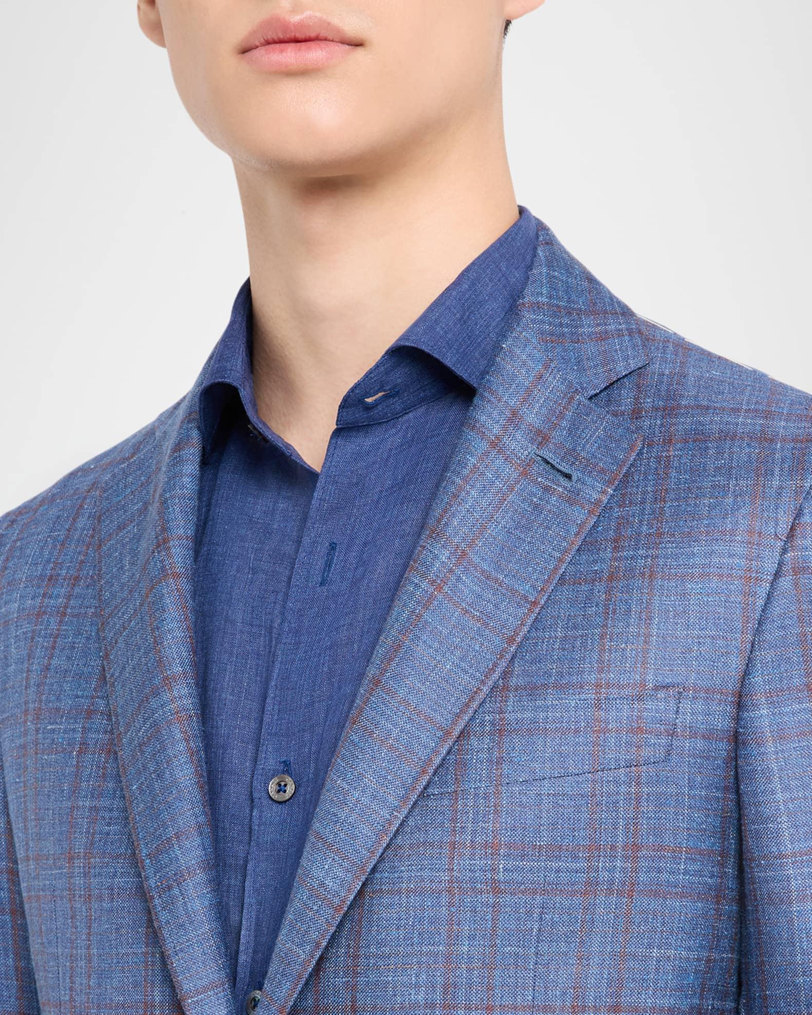 Men's Check Single-Breasted Sport Coat Product Image