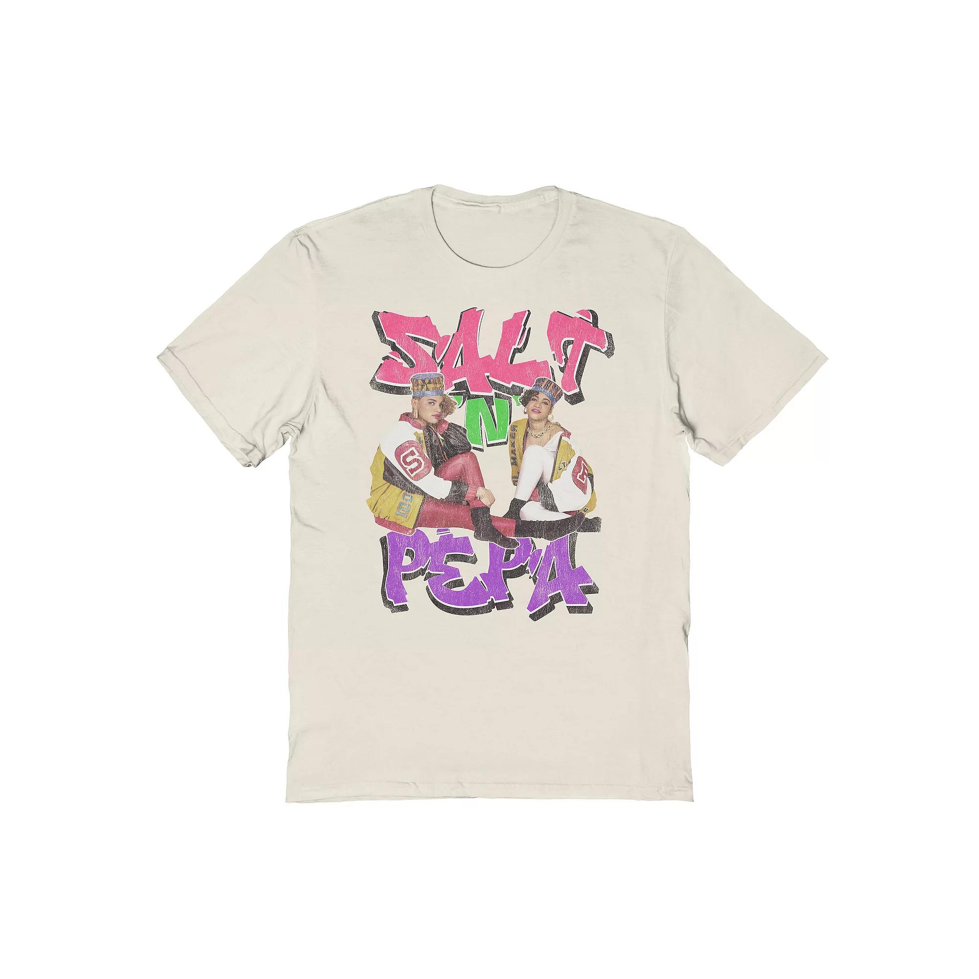 Men's Graphic Tee Big Name, Size: XL, Natural Product Image