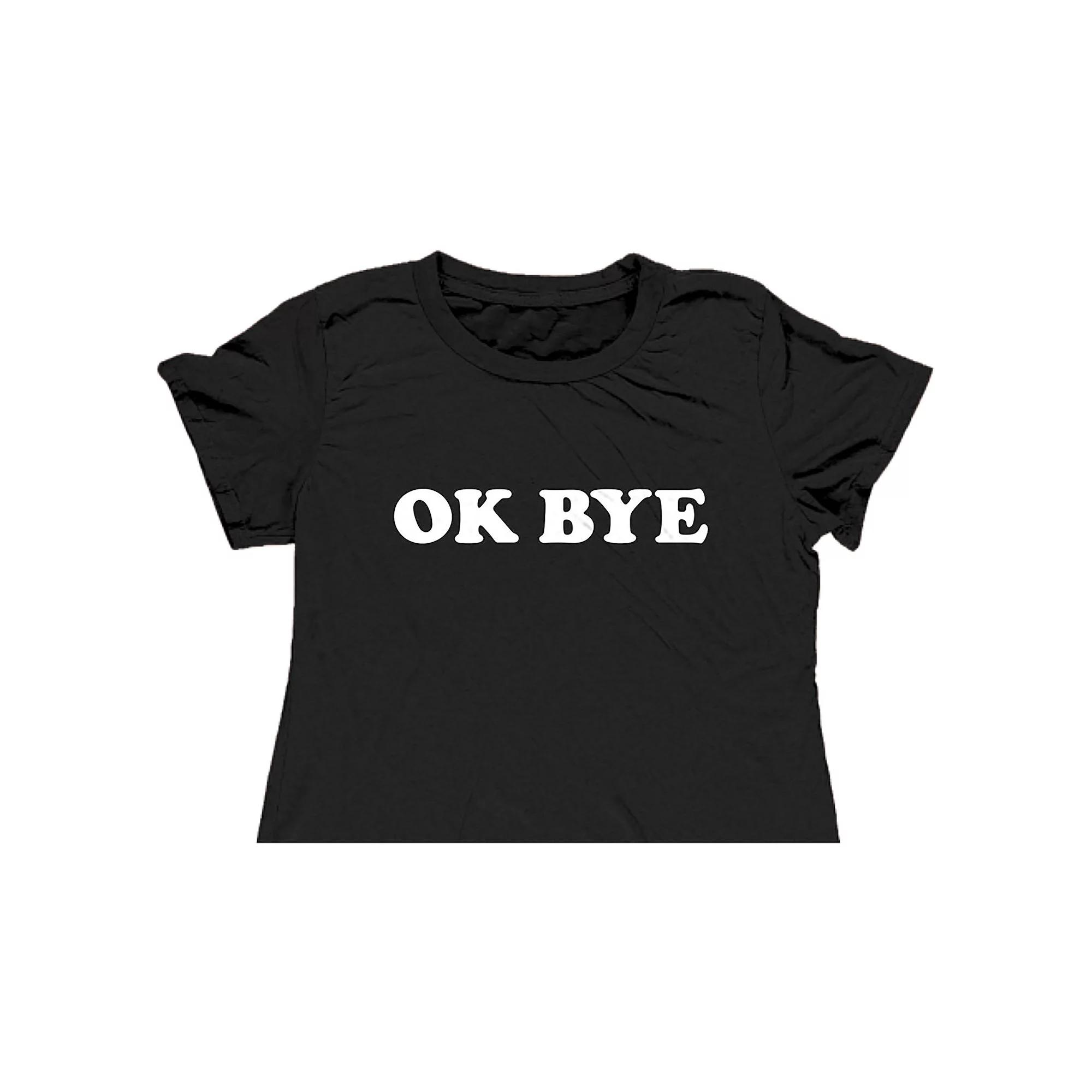Women's Suburban Riot Ok Bye Graphic Crop Top, Girl's,  Product Image