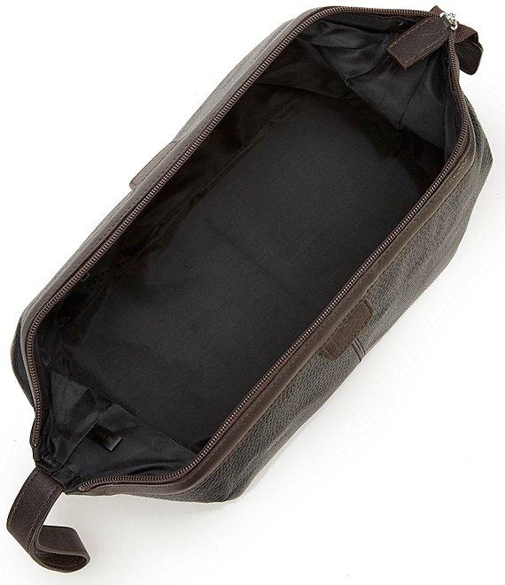 Roundtree & Yorke Wide Mouth Leather Travel Kit Product Image