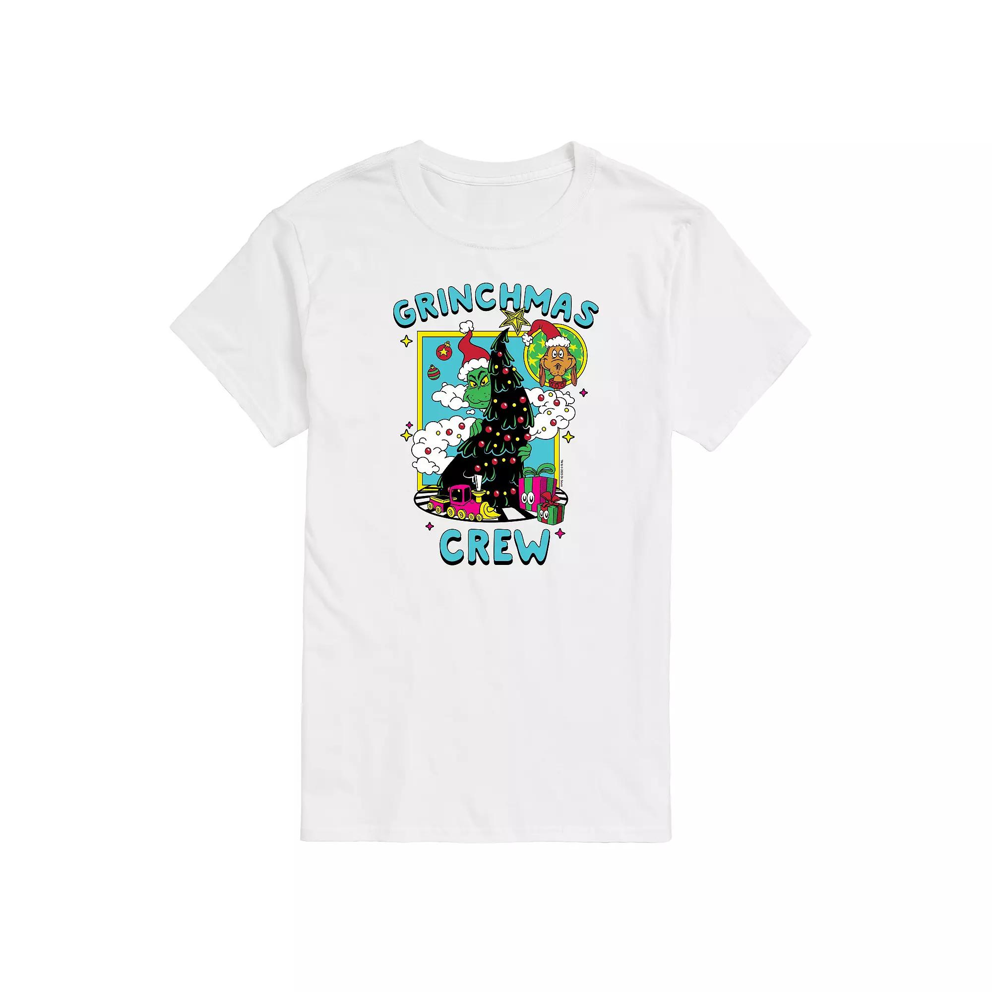Men's Dr. Seuss The Grinch Grinchmas Crew Graphic Tee,  Product Image