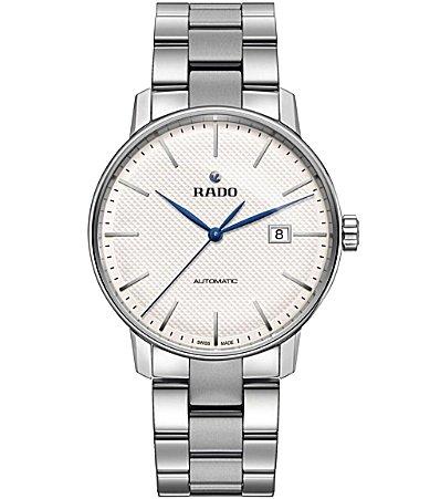RADO Mens Coupole Classic Automatic Leather Strap Watch Product Image