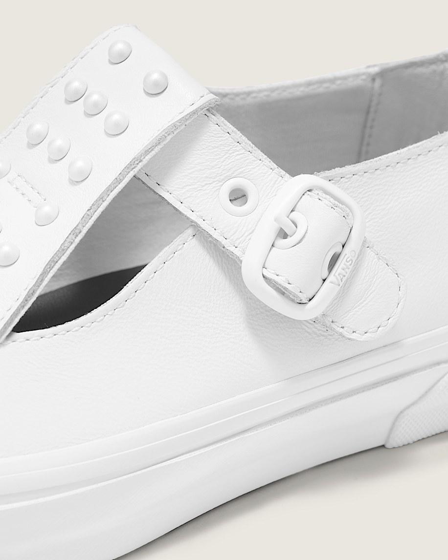 Premium Mary Jane Pearlized Shoe in White| Vans US Product Image