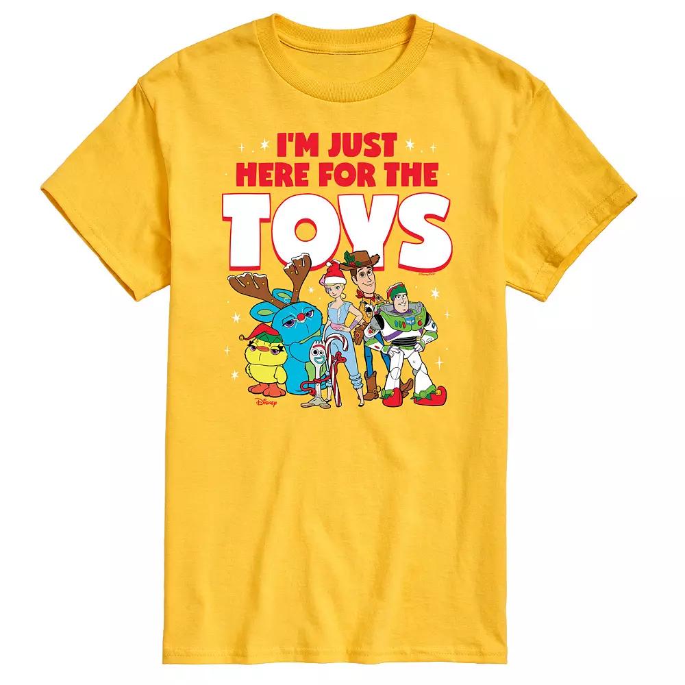 Disney / Pixar's Toy Story 4 Men's Here For The Toys Graphic Tee,  Product Image