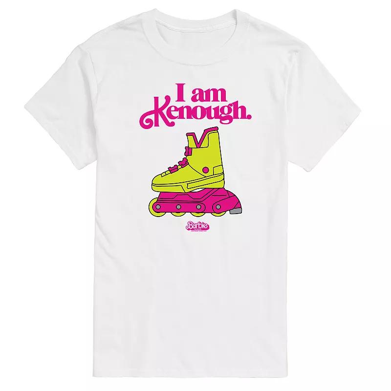 Mens Barbie The Movie Kenough Rollerblades Graphic Tee Grey Gray Product Image