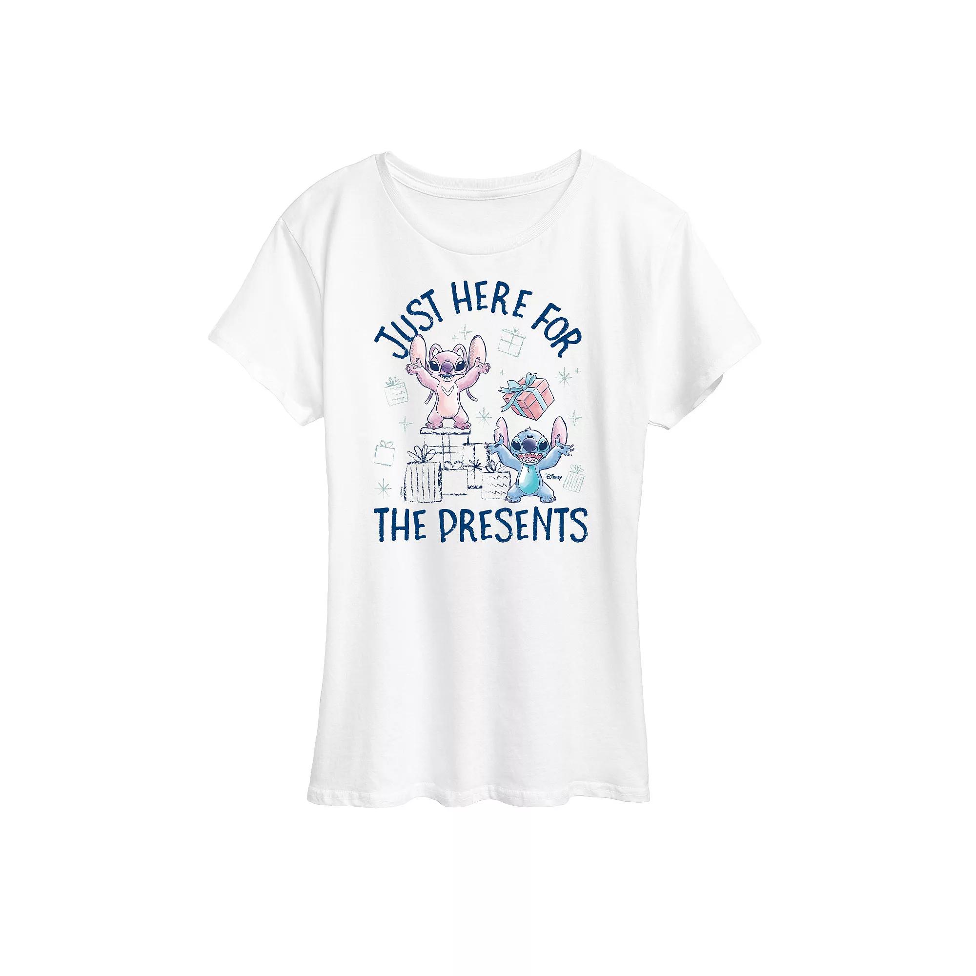 Disney's Lilo and Stitch Women's For The Presents Graphic Tee,  Product Image