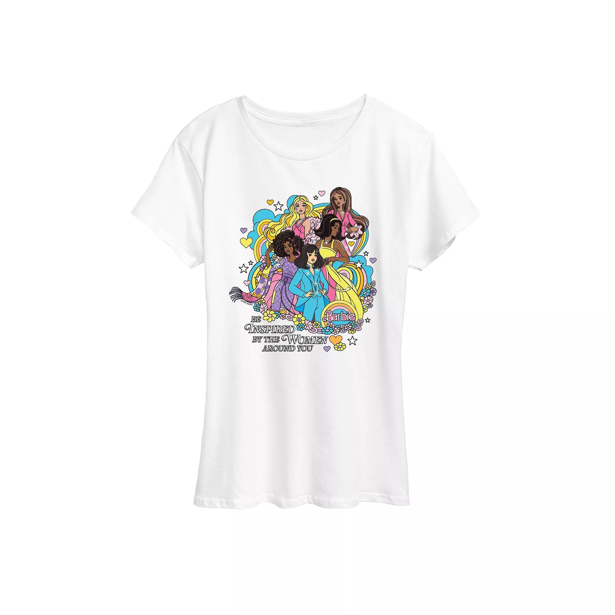 Women's Barbie® Be Inspired By The Women Around You Graphic Tee,  Product Image