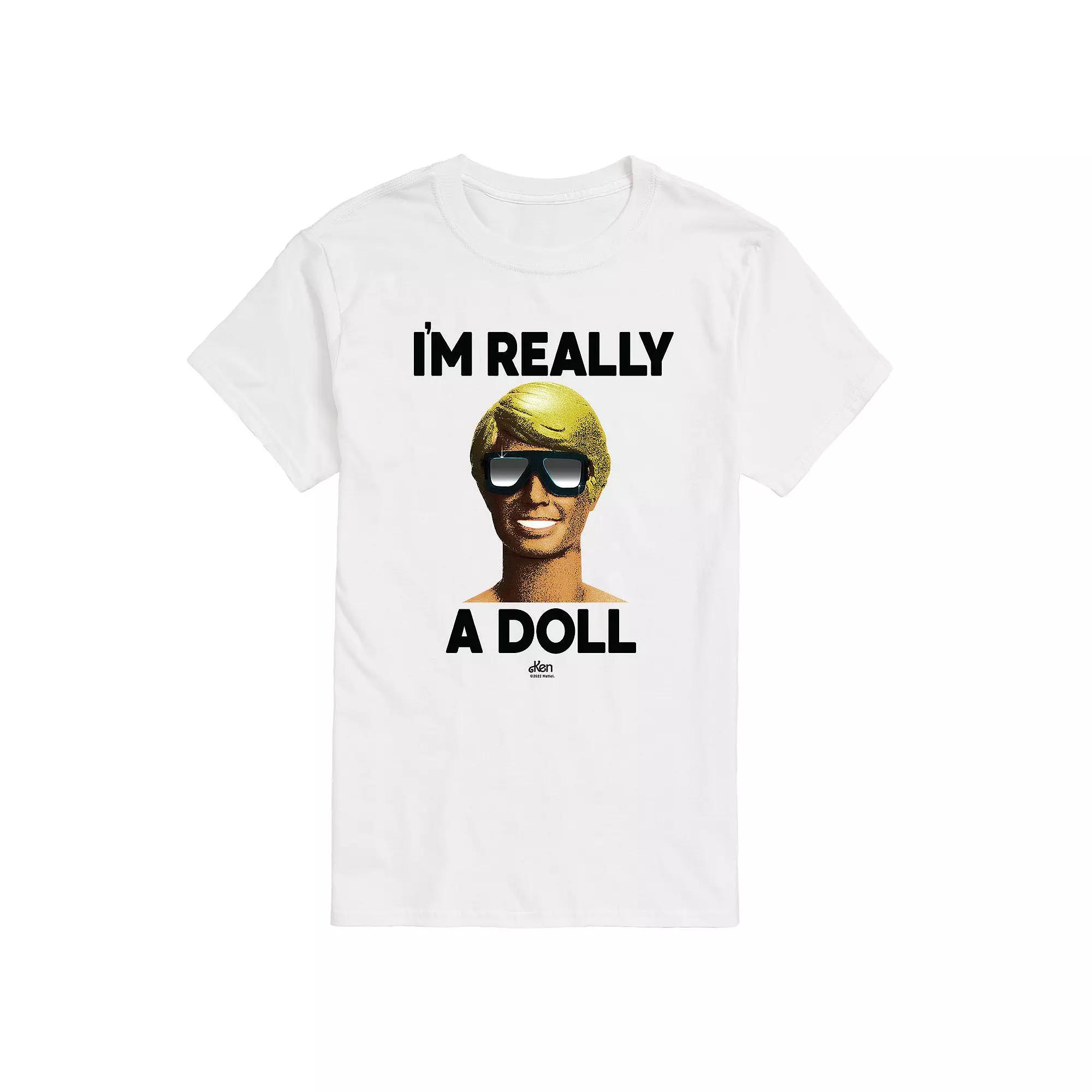 Big & Tall Barbie® I'm Really A Doll Graphic Tee, Men's,  Product Image