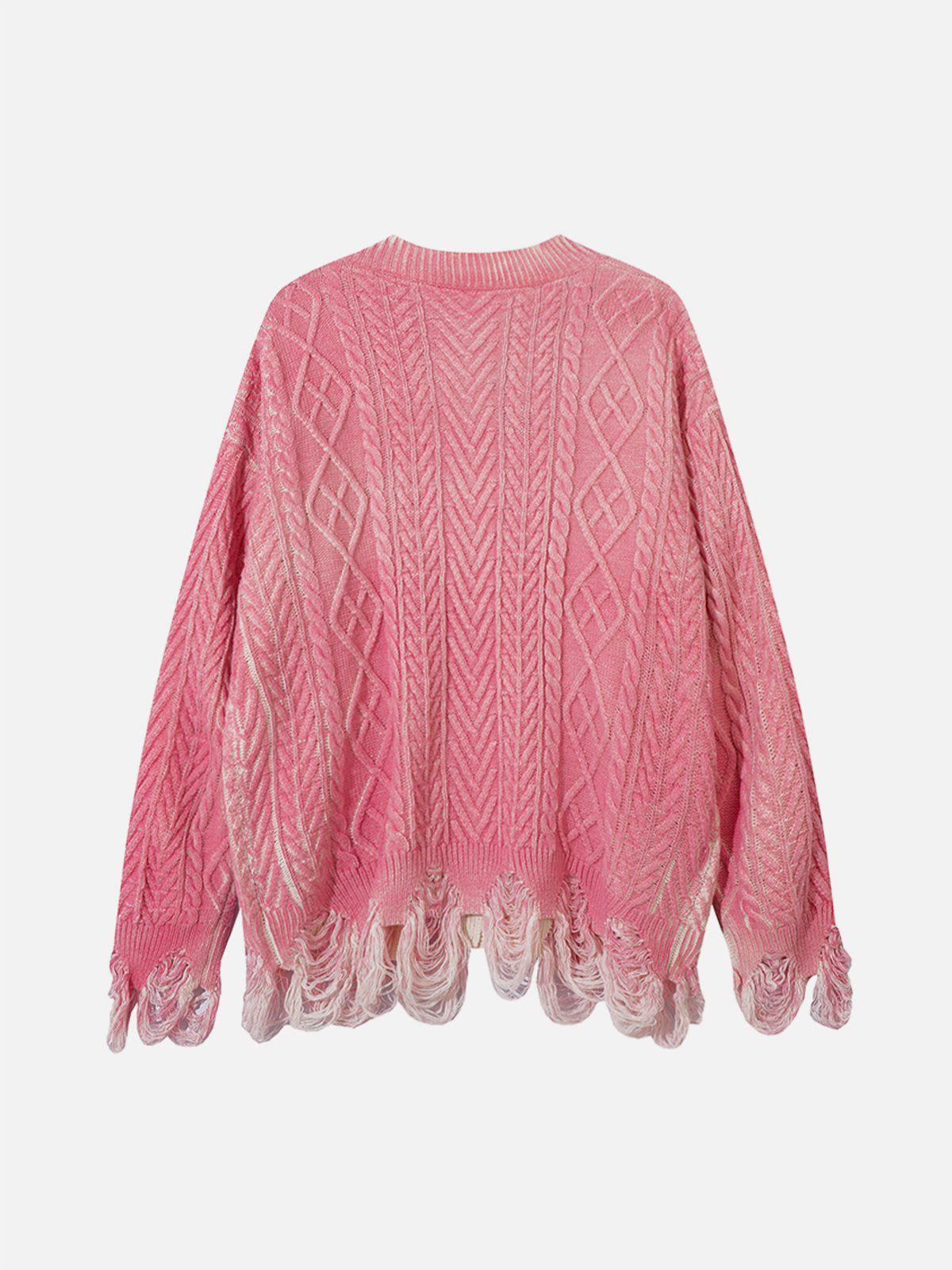 Aelfric Eden Washed Distressed Cardigan Product Image