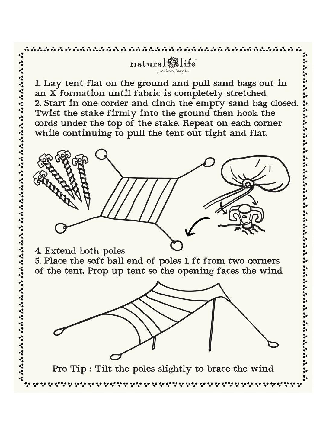 Beach Tent - Multi Border Product Image