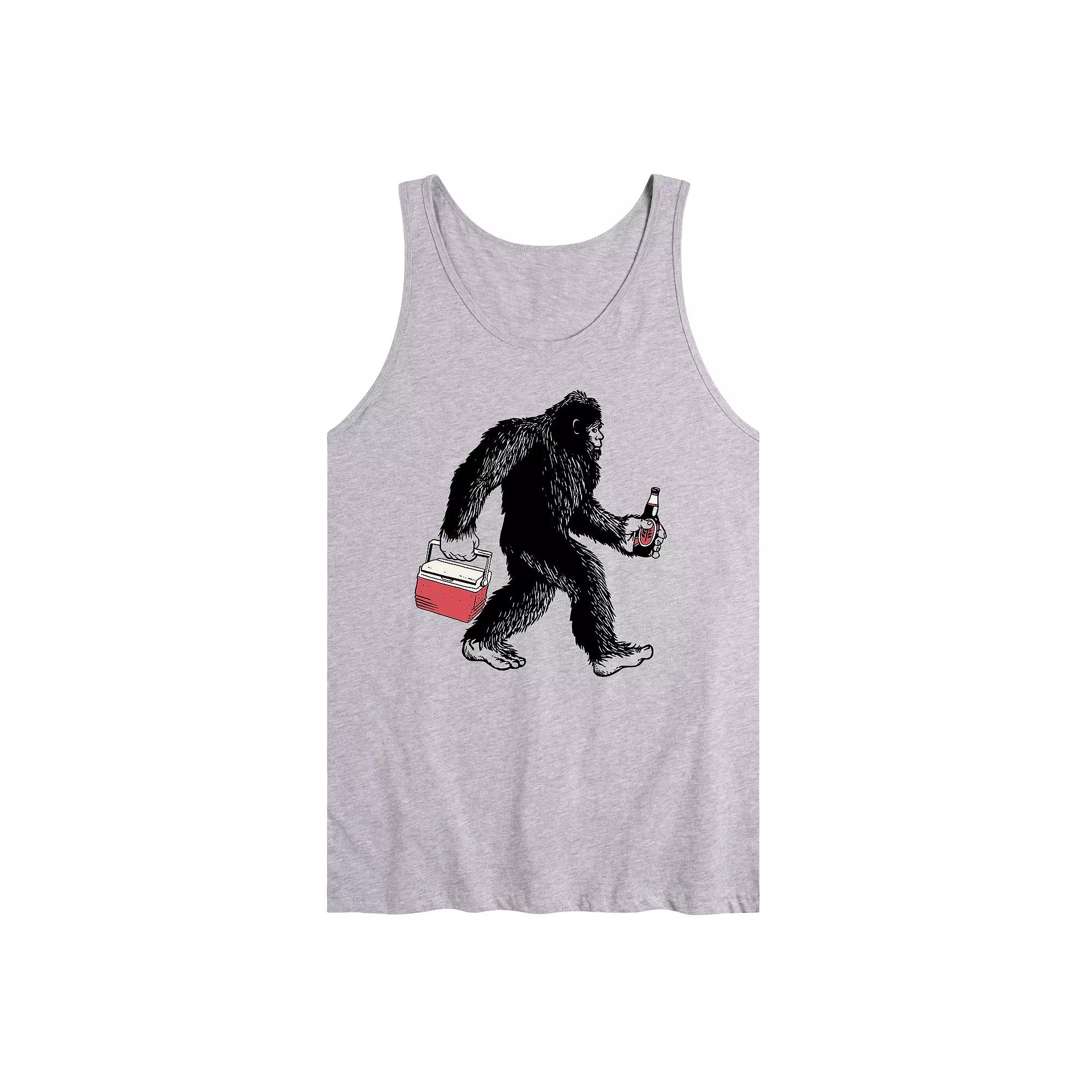Men's Bigfoot Cooler Graphic Tank Top,  Product Image