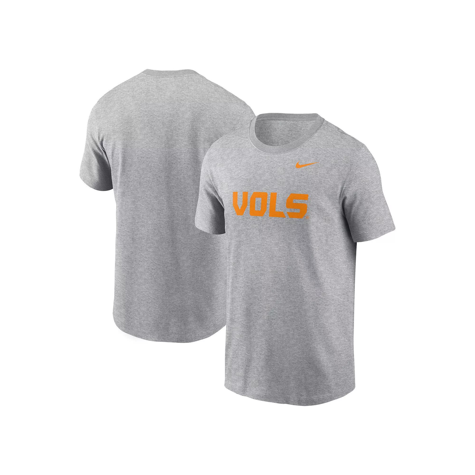 Men's Nike Heather Gray Texas Longhorns Primetime Evergreen Logo T-Shirt,  Product Image
