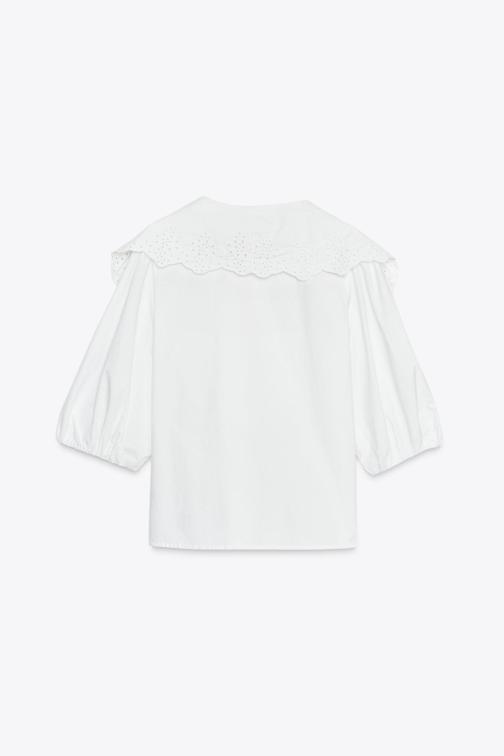 PETER PAN COLLAR POPLIN SHIRT Product Image